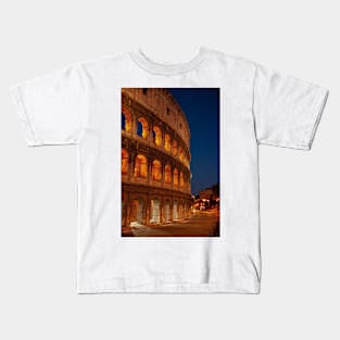 Colosseum in the Morning Twilight Kids T-Shirt